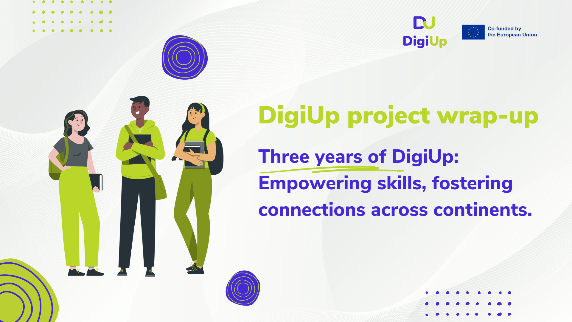 DigUp visual identity with masterclass details